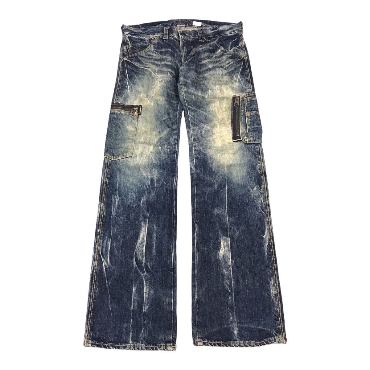 Japanese Brand BAGGY JEANS BLUE WAY JAPAN DENIM PANTS Size US 32 / EU 48 - 1 Thumbnail