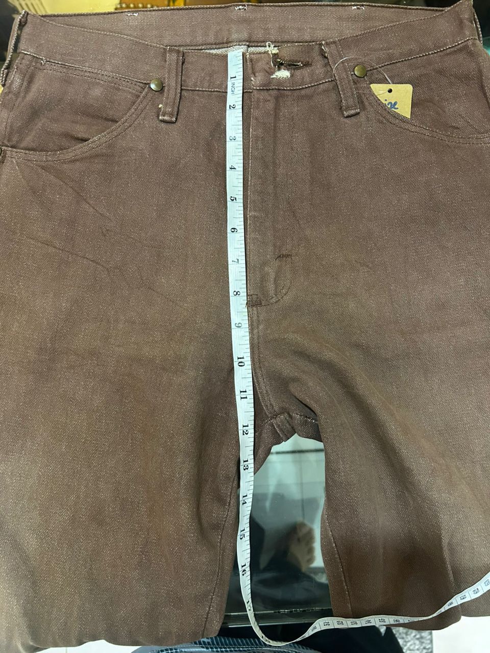 Wrangler vintage Wrangler brown denim pant Size US 30 / EU 46 - 7 Thumbnail