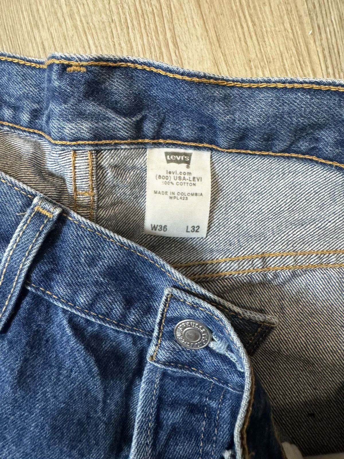 Levi's Vintage 90s Levi's 501xx Stone Wash Size US 36 / EU 52 - 3 Thumbnail