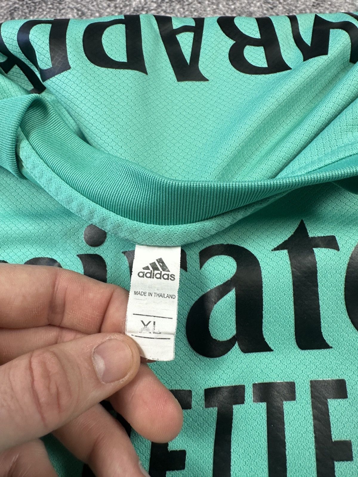Adidas Adidas Real Madrid 10 Mbape Soccer Jersey Blokecore USA XL Size US XL / EU 56 / 4 - 4 Thumbnail