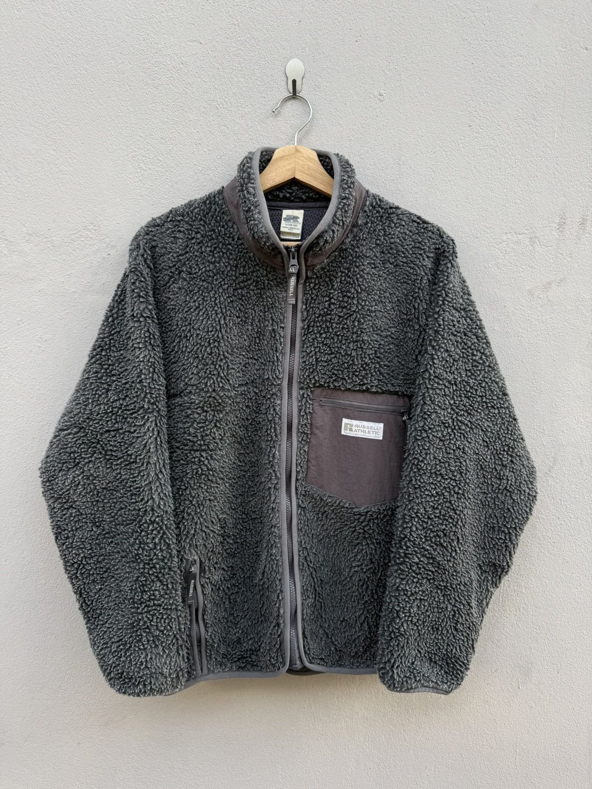 Beams Plus 💥ARCHIVE💥 Russell Athletic x BEAMS Deep Pile Fleece Jacket Size US M / EU 48-50 / 2 - 1 Thumbnail