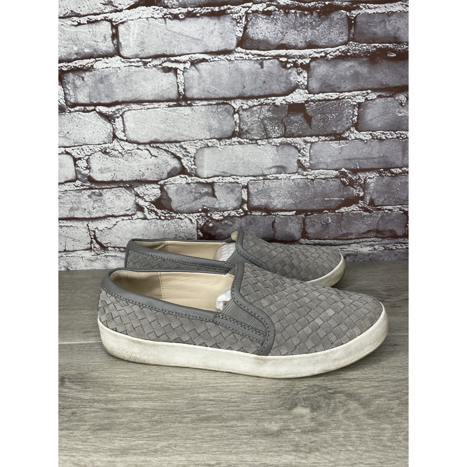 Cole Haan Cole Haan Grand Pro Gray Woven Suede Leather Slip On Shoes W Size US 11 / IT 41 - 9 Thumbnail