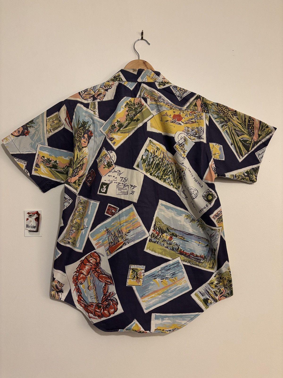 Polo Ralph Lauren Vintage Ralph Lauren Hawaiian Shirt Post Card Camp Collar Size US L / EU 52-54 / 3 - 4 Thumbnail