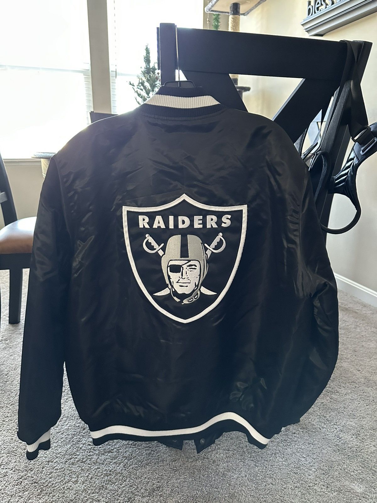 Starter Las Vegas Raiders Starter Jacket Size US L / EU 52-54 / 3 - 3 Thumbnail