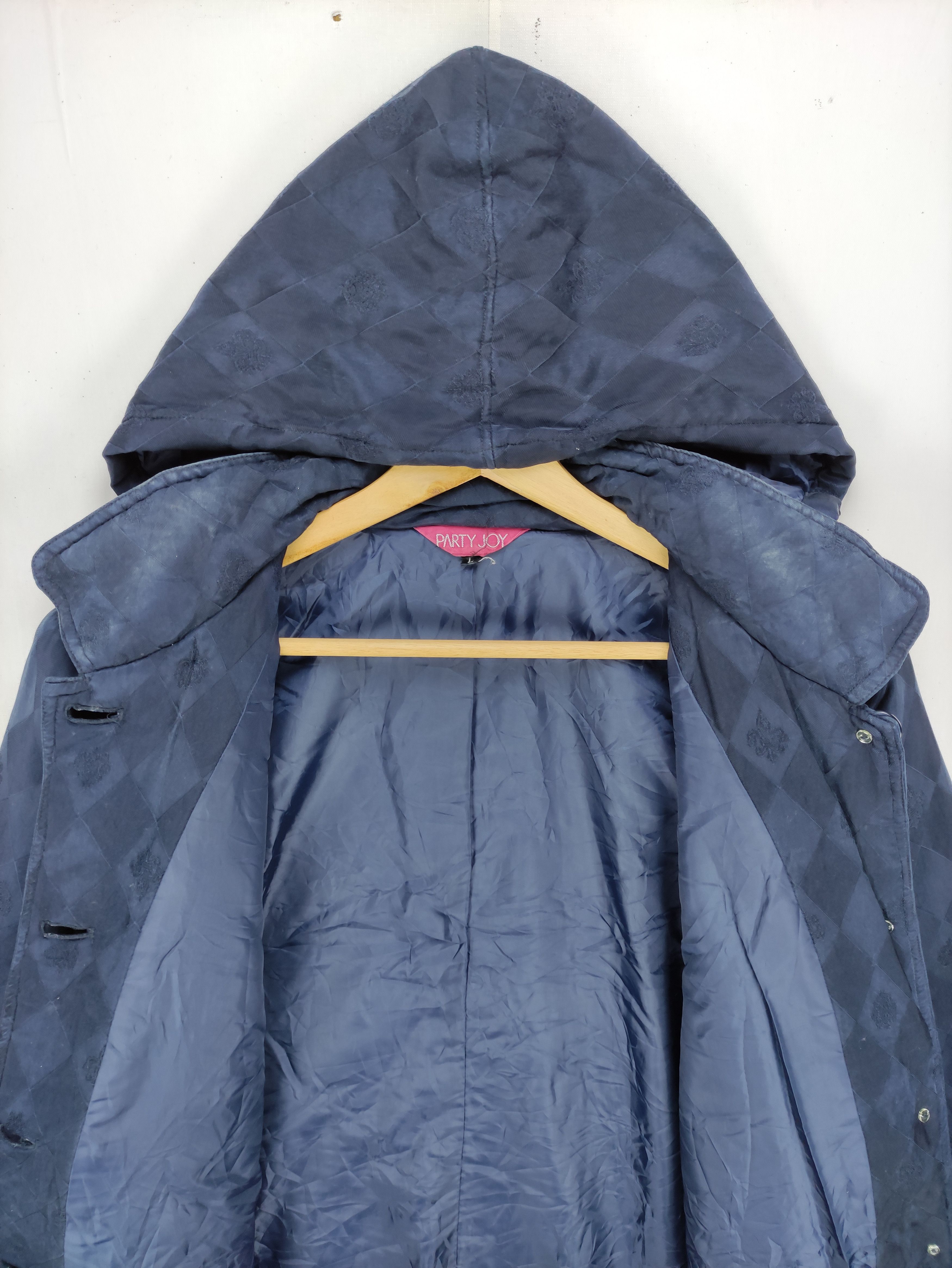 Japanese Brand × Vintage Steals🔥Vintage Jacket Hooded Button by Party Joy Size L / US 10 / IT 46 - 6 Thumbnail