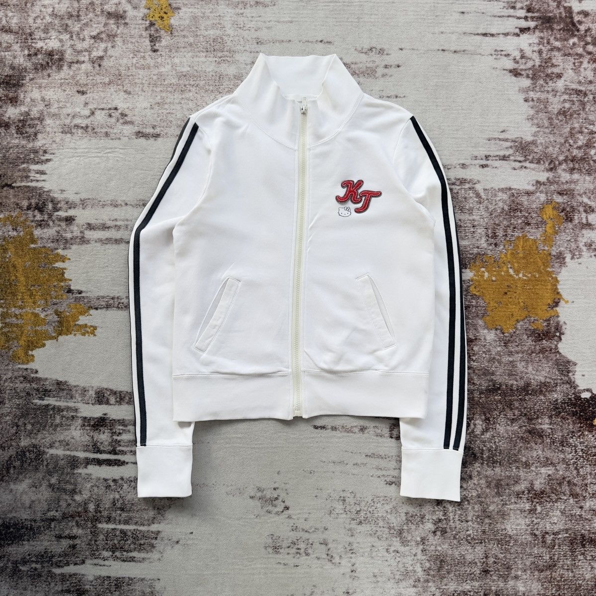 Japanese Brand VINTAGE HELLO KITTY X BOBSON WHITE ZIPPER SWEATSHIRT Size US XS / EU 42 / 0 - 2 Thumbnail