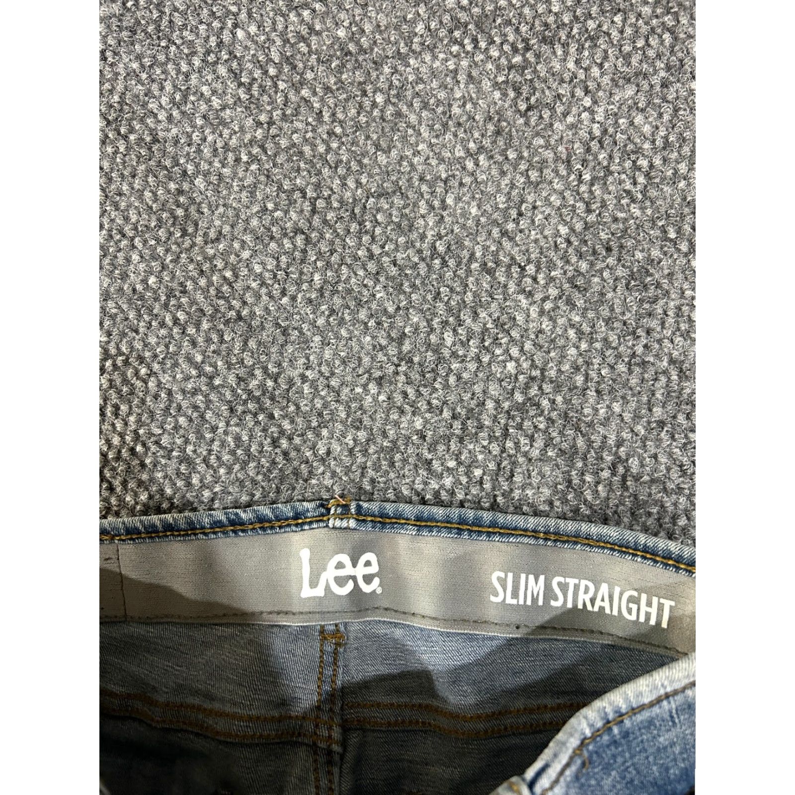 Lee Lee Jeans Mens 31x30 Slim Straight Denim Blue 5-Pocket Regular Cotton Size US 31 - 3 Thumbnail