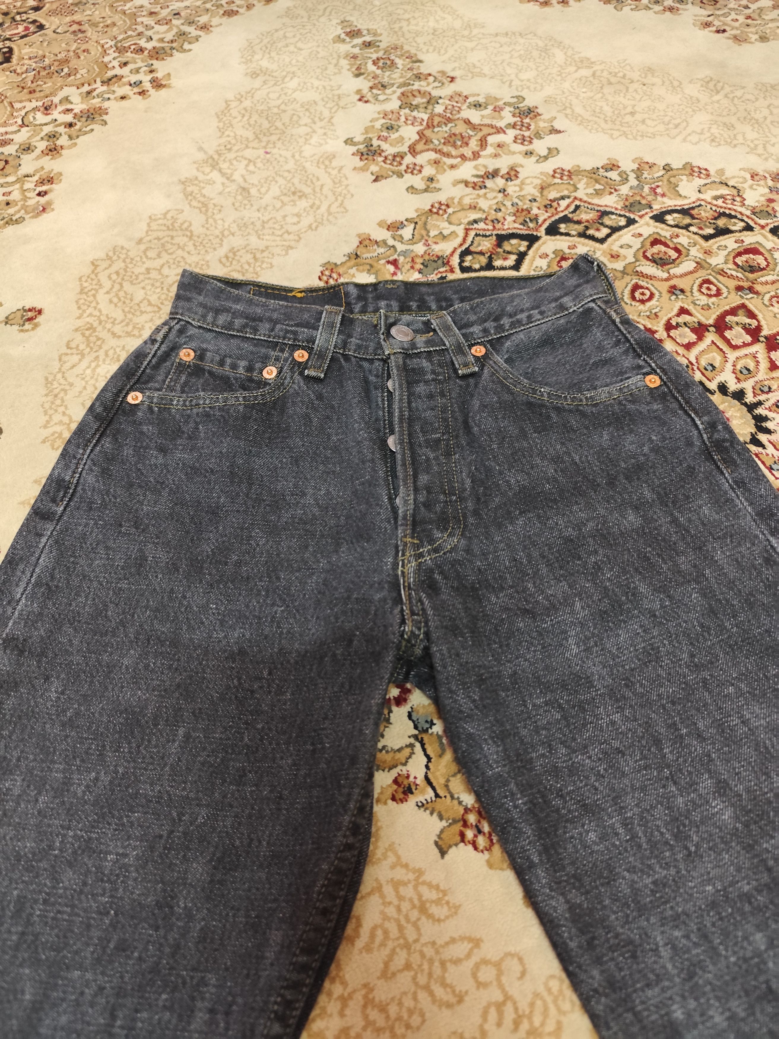 Levi's 🇺🇸VINTAGE 90s LEVIS WOMEN 501 W25 L32 MADE IN USA Size 25" / US 0 / IT 36 - 5 Thumbnail