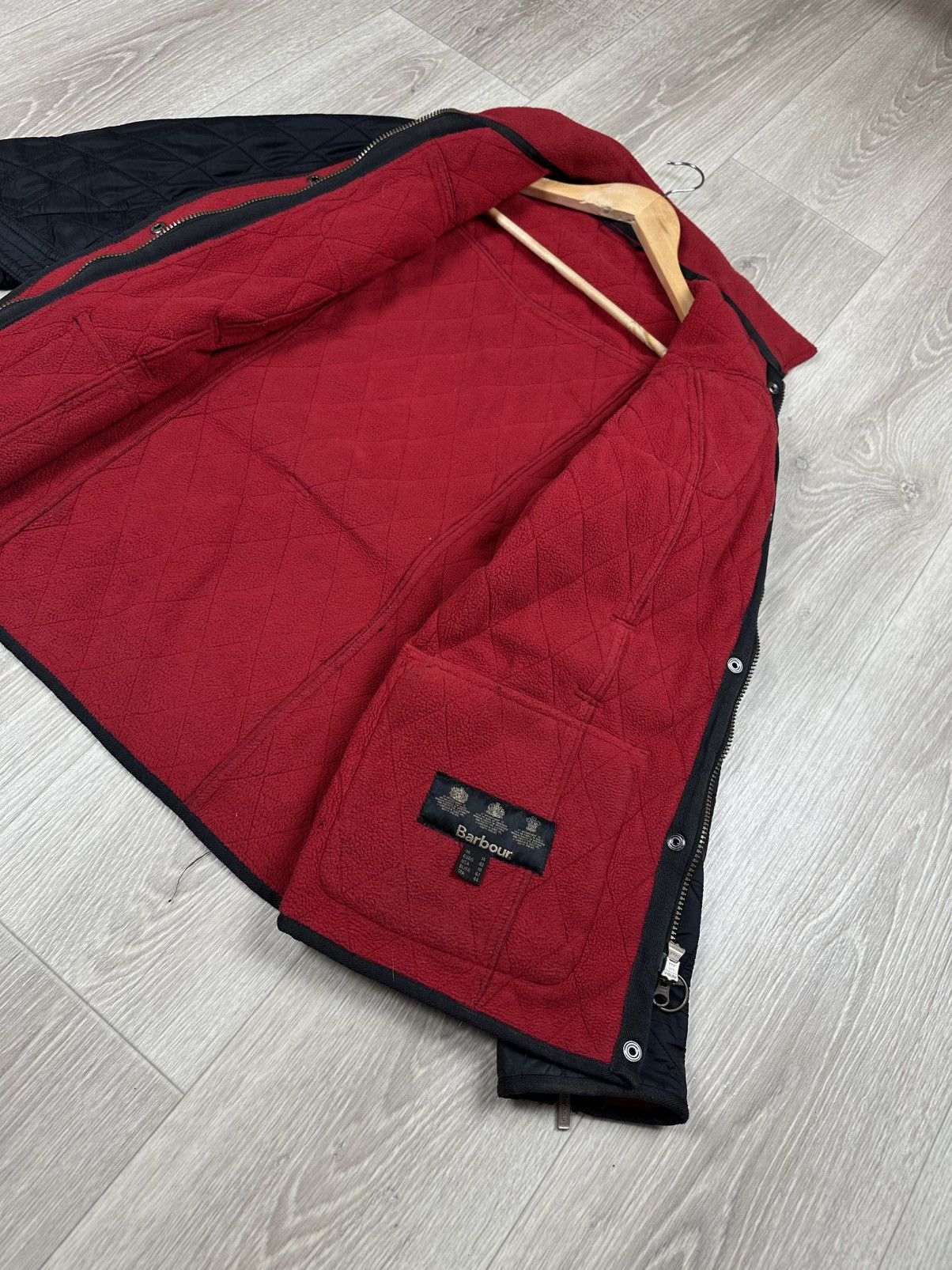 Barbour × Vintage Barbour International Women Black Polarquilt Jacket Size 10 Size L / US 10 / IT 46 - 9 Thumbnail