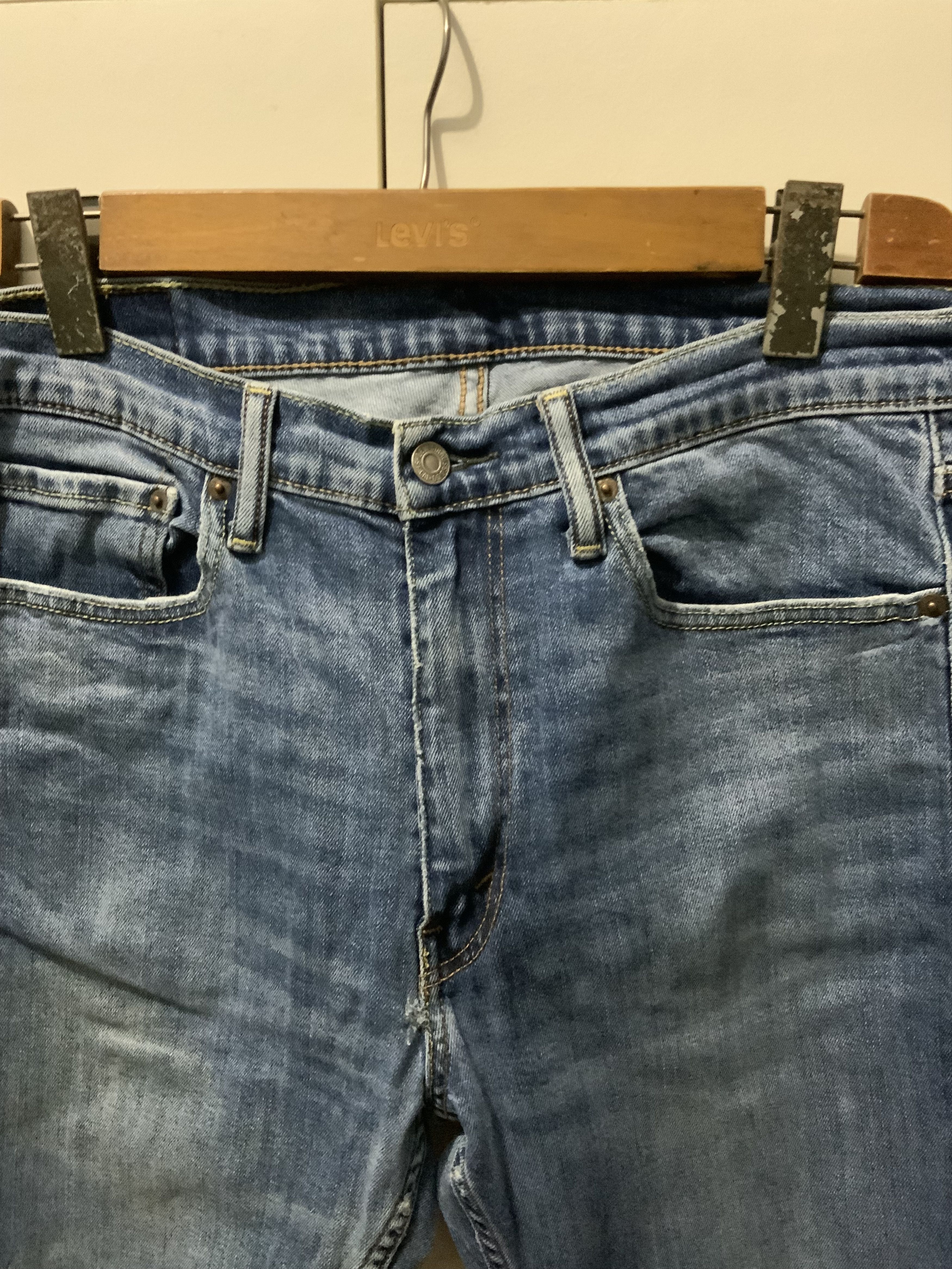Levi's Levis 513 Acid Light Wash Jeans Size US 34 / EU 50 - 10 Thumbnail
