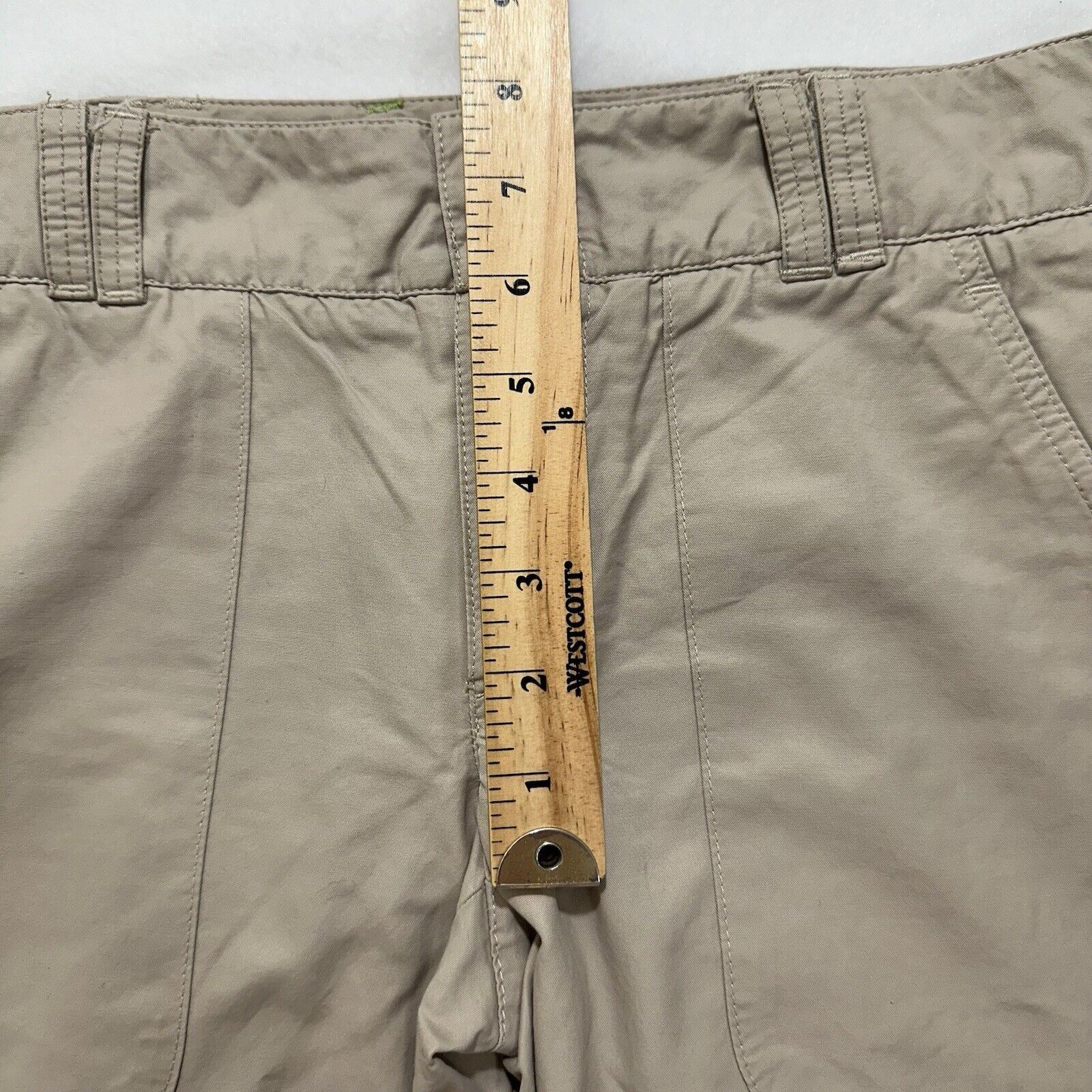 Vince Vince 2 Capri Chino Beige Pants Flat Front Zip Ankles Size 26" / US 2 / IT 38 - 17 Thumbnail