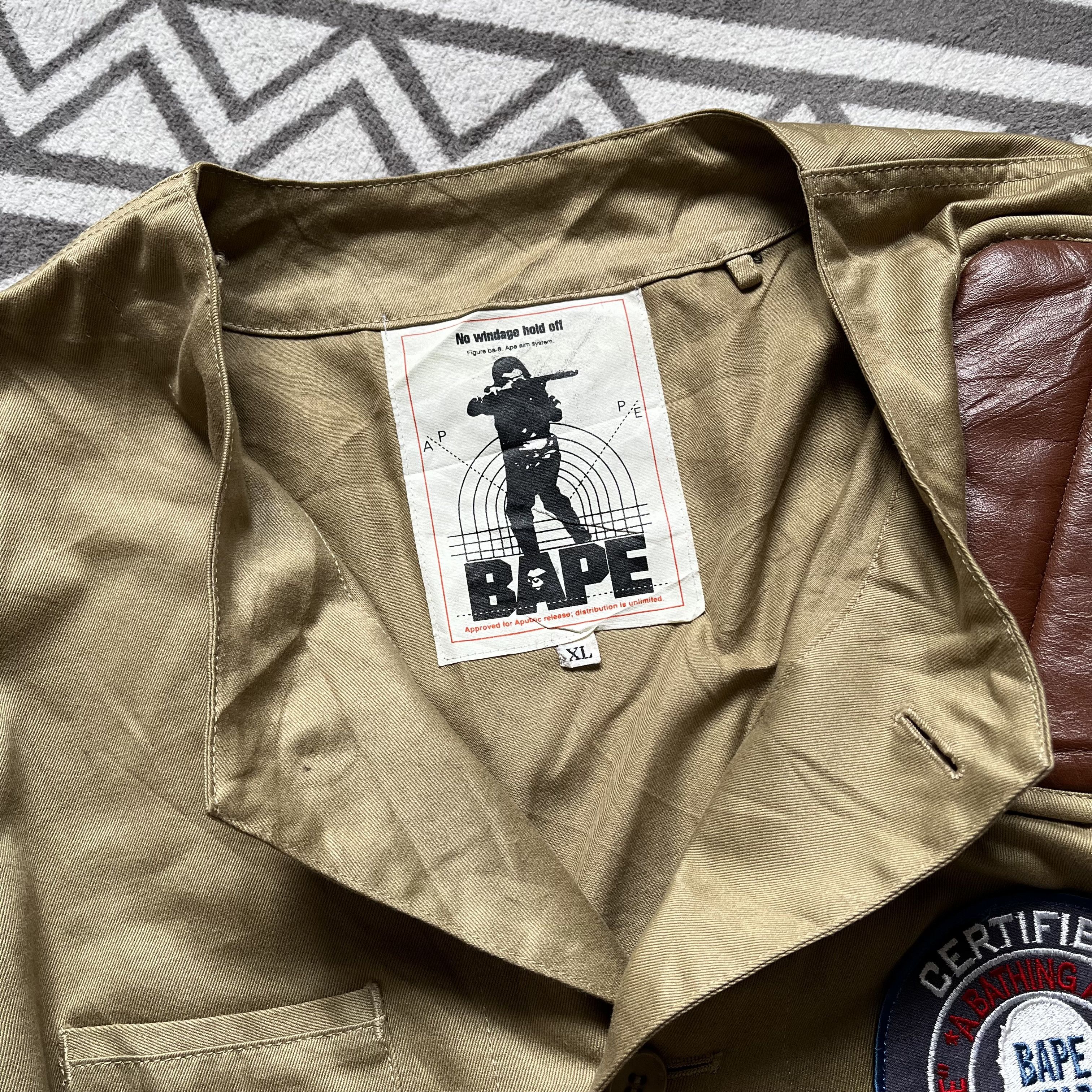 Bape Archive Bape Military jacket Size US XL / EU 56 / 4 - 4 Thumbnail