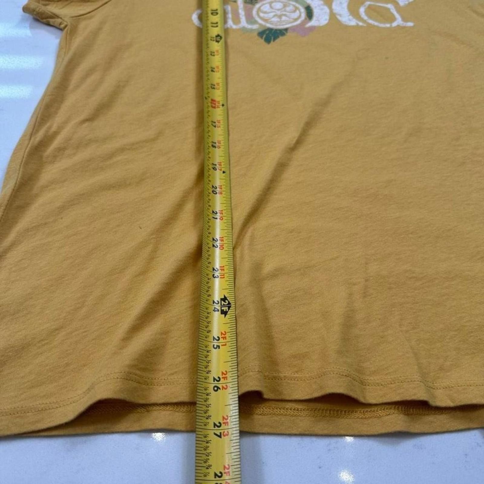 Hurley NWT Hurley Shirt Womens L Yellow Aloha Hawaii Surf Tee Size L / US 10 / IT 46 - 5 Thumbnail