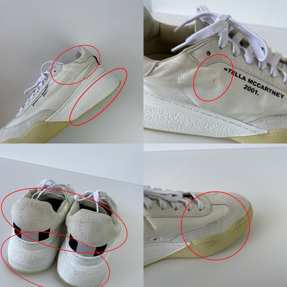 Stella McCartney Stella McCartney Women’s Loop Lace-Up Sneaker White Rare Size US 9 / IT 39 - 12 Thumbnail