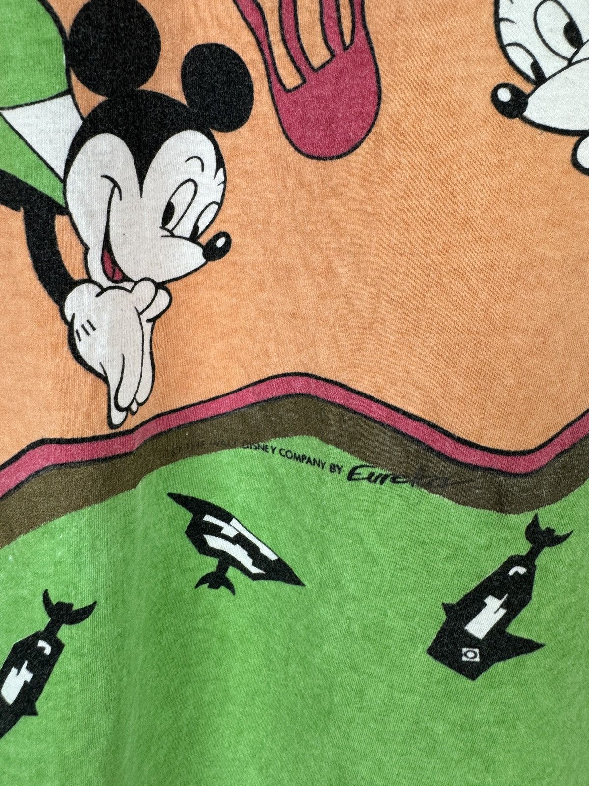 Disney × Mickey Mouse × Vintage VINTAGE DISNEY 80s MICKEY MOUSE EUREKA ALLOVER PRINT Tee Size US L / EU 52-54 / 3 - 18 Thumbnail