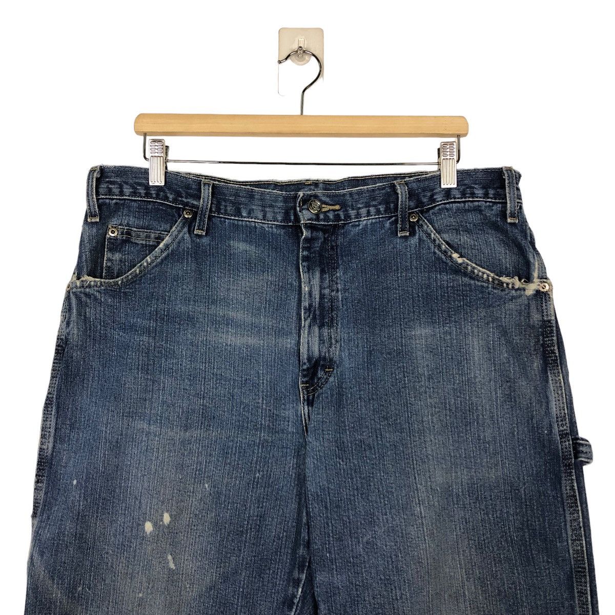 Japanese Brand 🔥90’s Vintage Carpenter Denim Jeans Dickies USA Worker Size US 36 / EU 52 - 3 Thumbnail