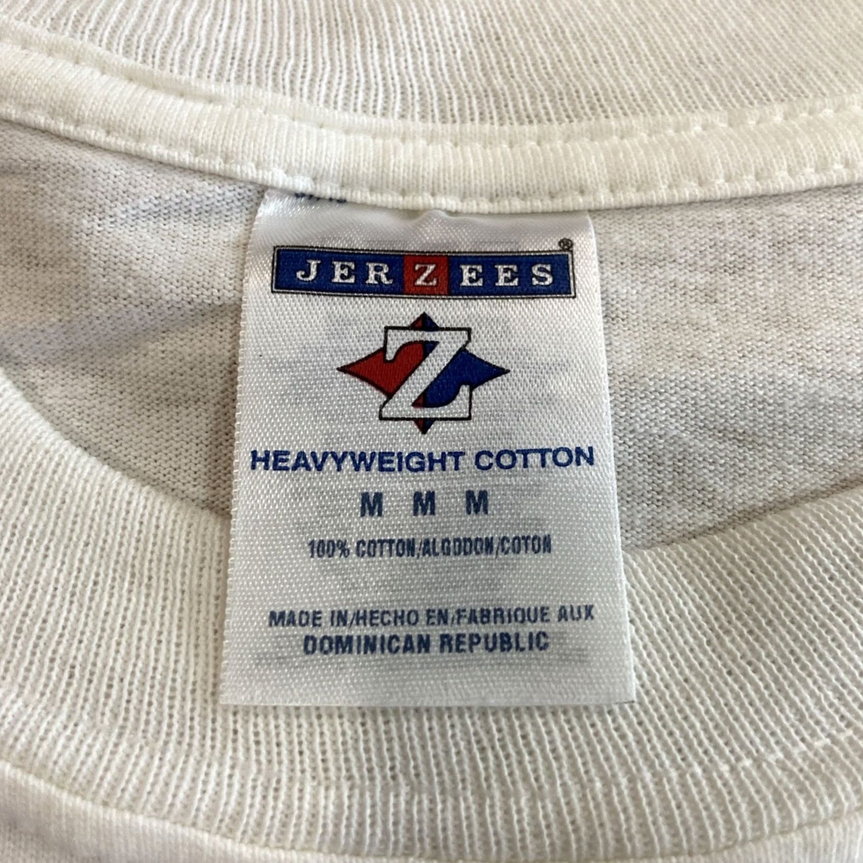 Jerzees VINTAGE 90s Y2K Shirt M New York Attitude Soccer Ball T Shirt White Nike Shirt Long-Form? Size US XL / EU 56 / 4 - 3 Thumbnail