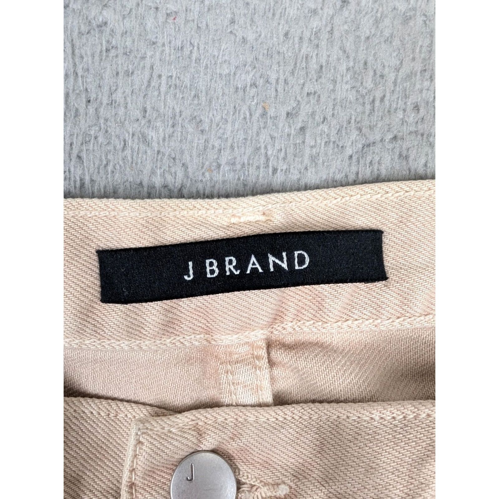 J Brand J Brand Wynne Jeans Mens 32 Beige Memory Button Fly 100% Cotton Straight Size US 32 / EU 48 - 6 Thumbnail