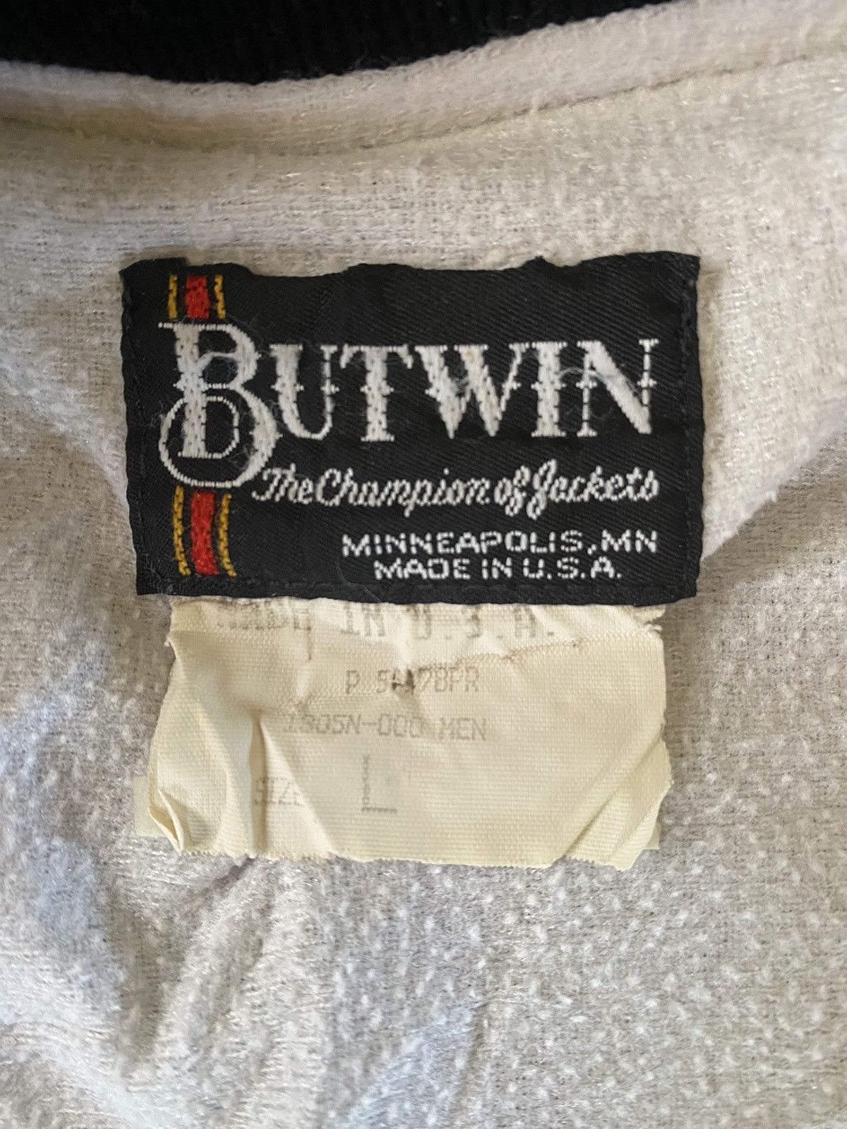 Other Vintage BUTWIN Bomber Jacket Classic Canvas Nylon Size XL Size US XL / EU 56 / 4 - 14 Thumbnail