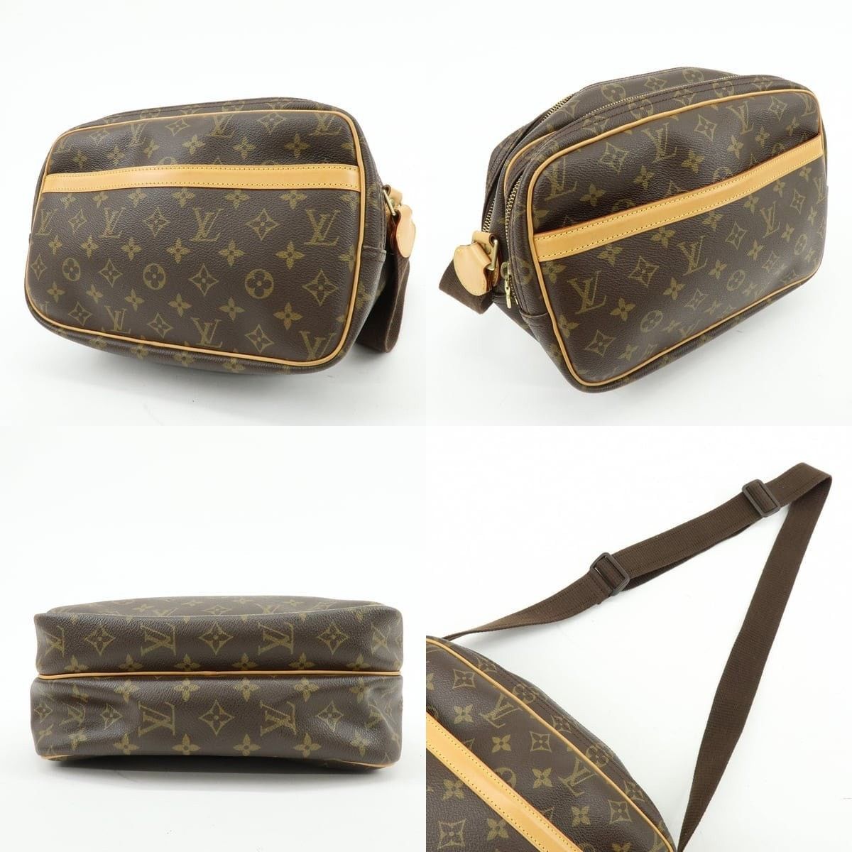 Louis Vuitton Louis Vuitton Monogram Reporter PM Crossbody Bag Size ONE SIZE - 3 Thumbnail