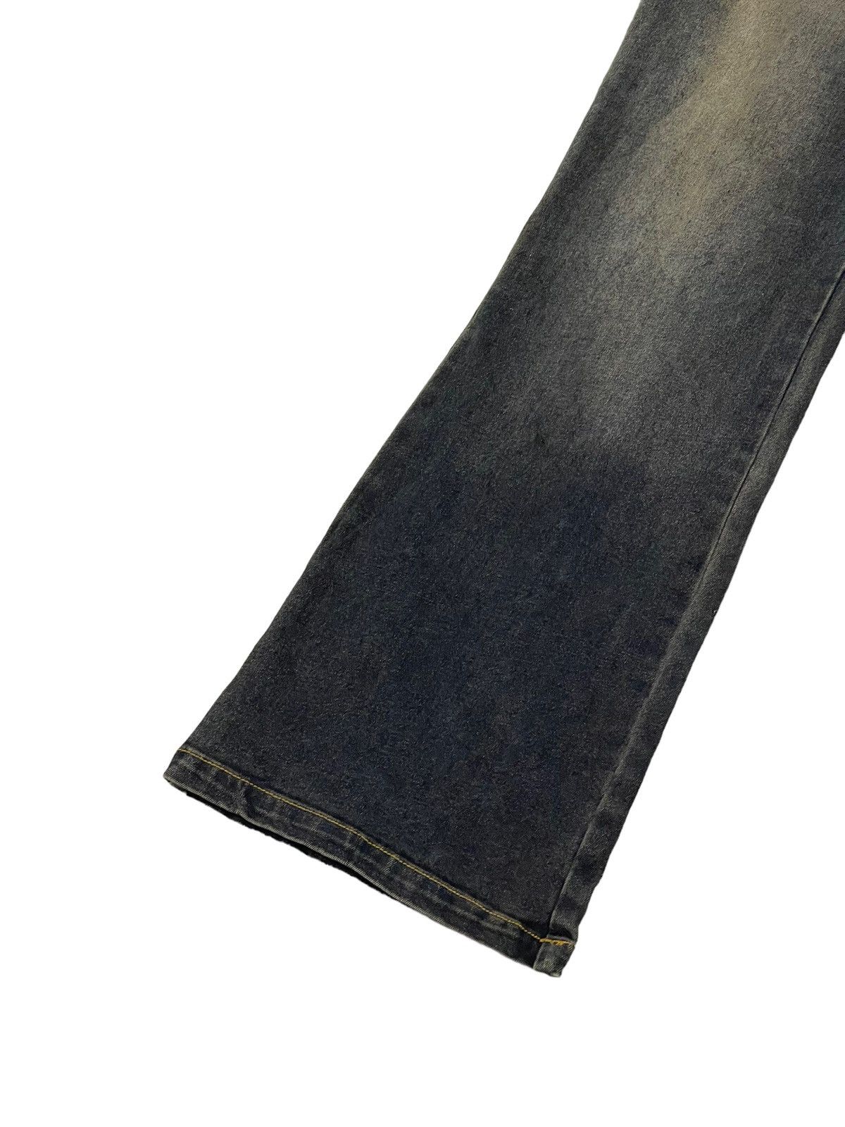 Japanese Brand Flare Jeans Pinky DC Stretch Denim Boot Cut 7🟦8 Size US 28 / EU 44 - 5 Thumbnail