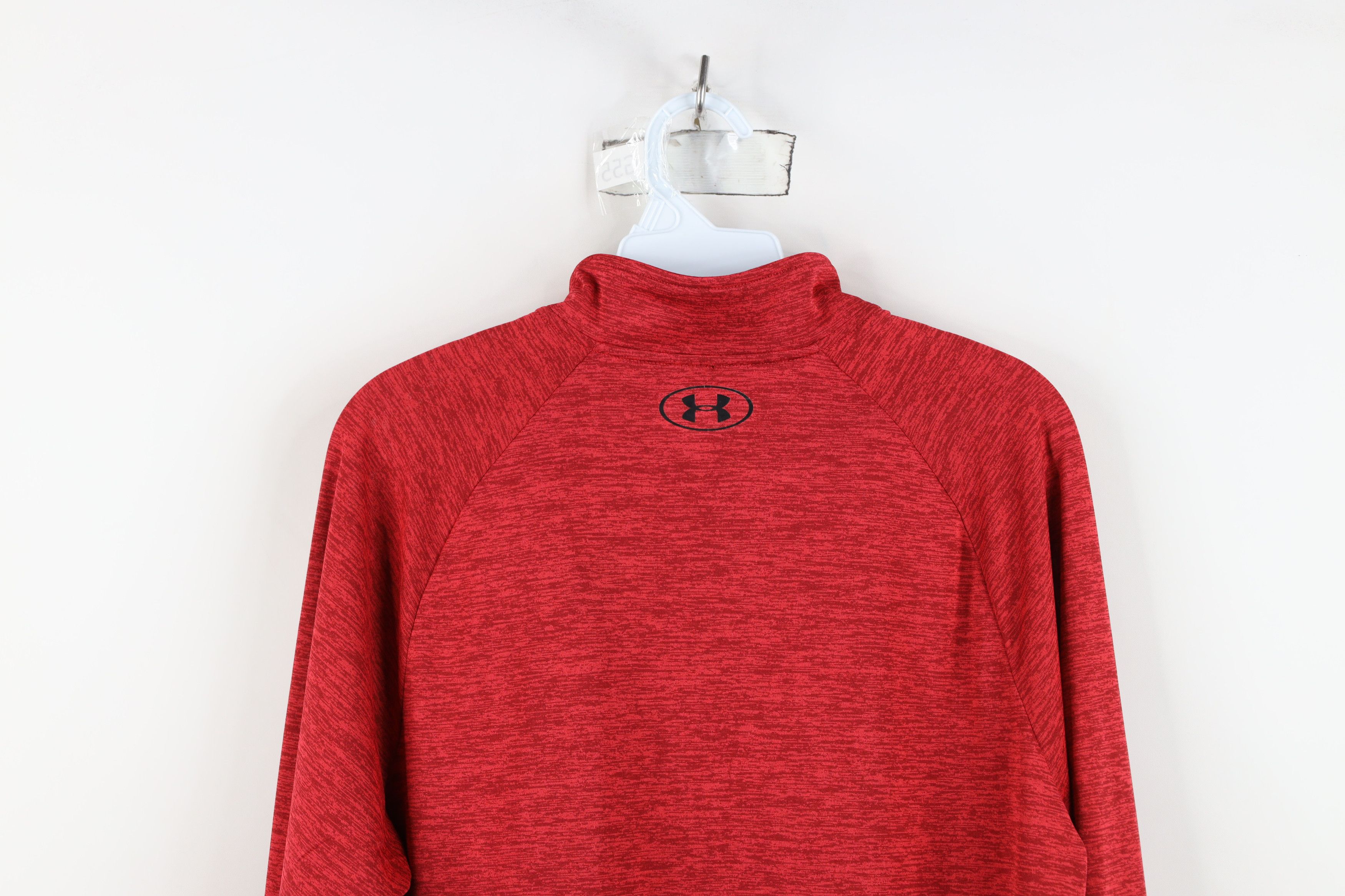 Under Armour New Under Armour Half Zip Pullover Jacket Top Heather Red Size US M / EU 48-50 / 2 - 13 Thumbnail