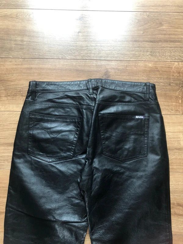 Diesel Diesel Leather Pants Real Avantgarde punk style Archive Size US 32 / EU 48 - 5 Thumbnail
