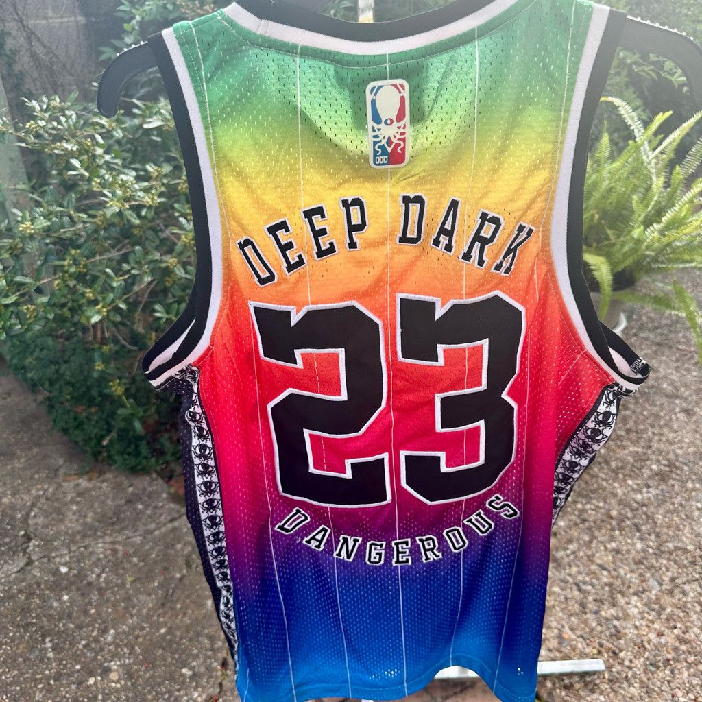 Other DEEP DARK AND DANGEROUS RAINBOW BASKETBALL JERSEY TRUTH DDD Size US M / EU 48-50 / 2 - 2 Thumbnail