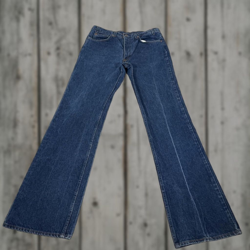 Levi's VINTAGE Levi's Jeans Mens 34x36 Blue 517 Orange Tab Bootcut Denim Pants Western 80s 90s USA Mens jeans Size US 34 / EU 50 - 1 Thumbnail