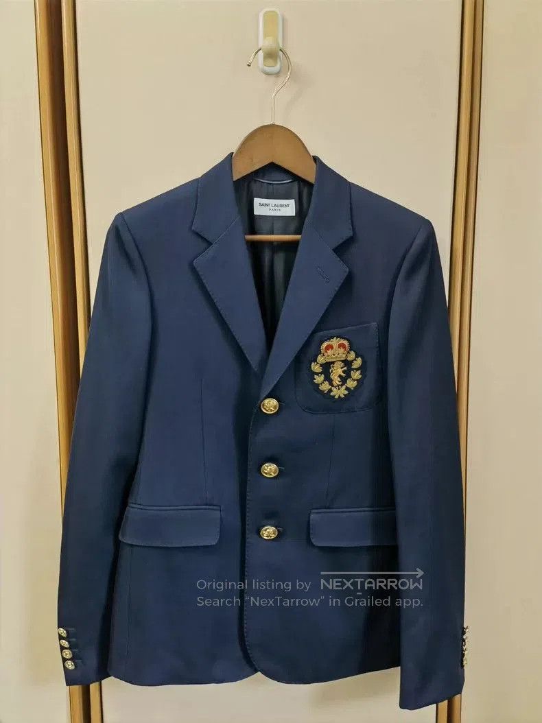 Saint Laurent Paris Saint Laurent 2016FW Embroidered Blazer. Size US S / EU 44-46 / 1 - 1 Thumbnail