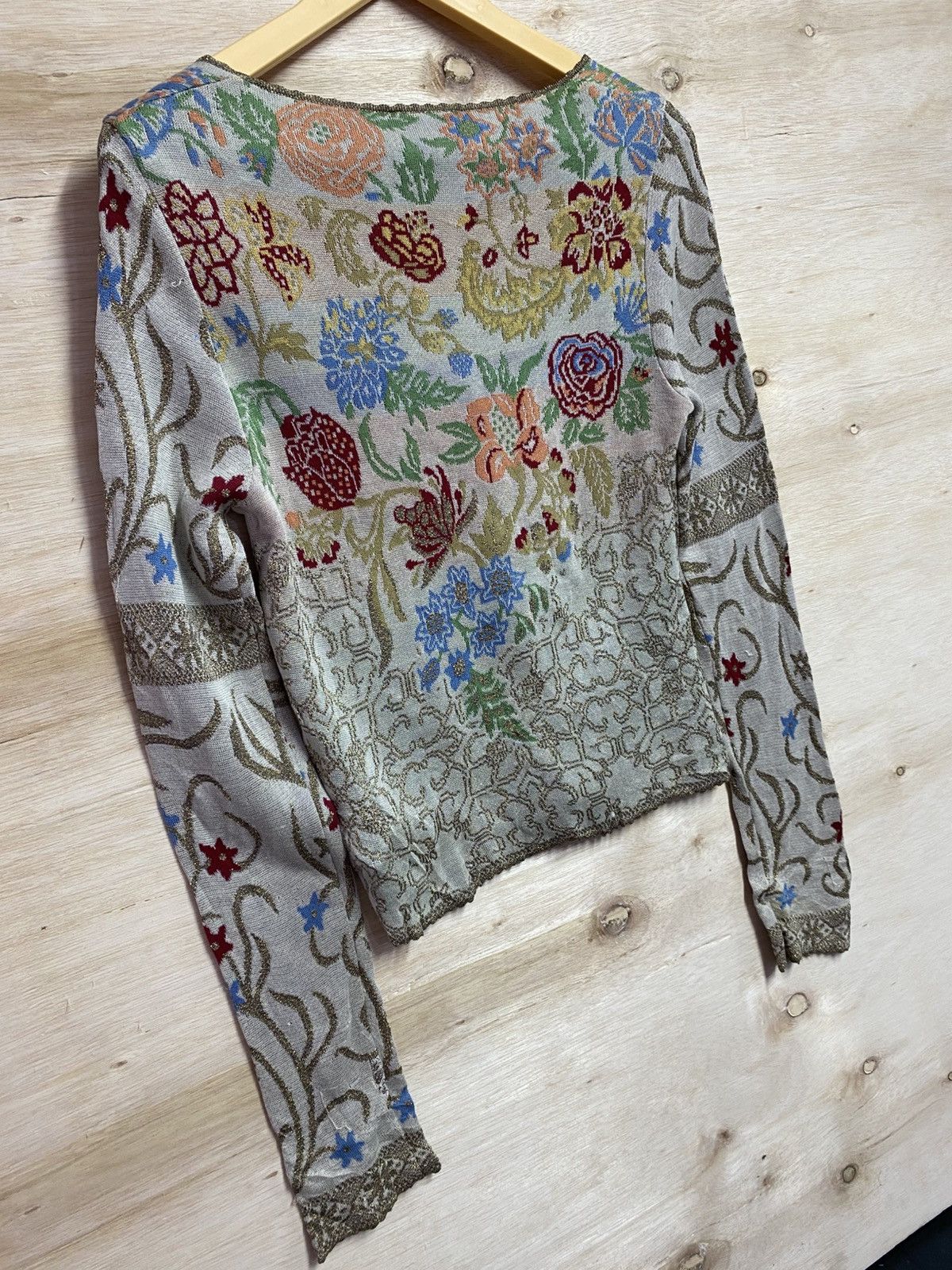 Kenzo Vintage Kenzo cardigan full hand made Size M / US 6-8 / IT 42-44 - 17 Thumbnail