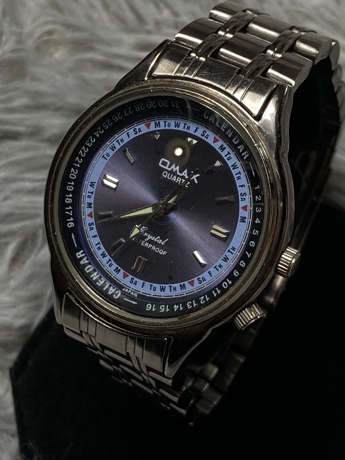 Japanese Brand × Jewelry × Vintage Omax Calendar Quartz Watch - Japanese Brand Size ONE SIZE - 2 Thumbnail