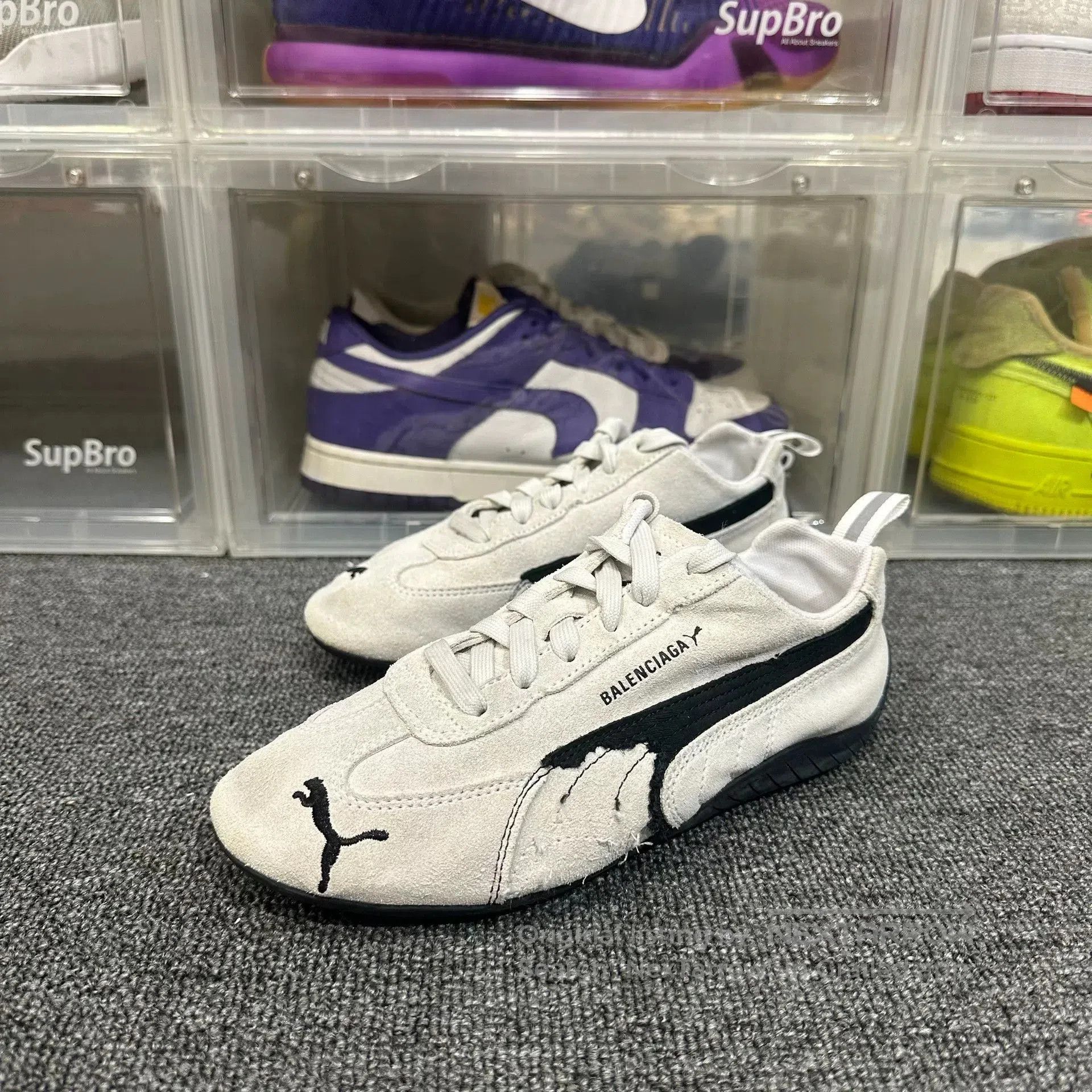 Balenciaga Balenciaga Puma Speedcat Black and White. Size US 6 / EU 39 - 1 Thumbnail