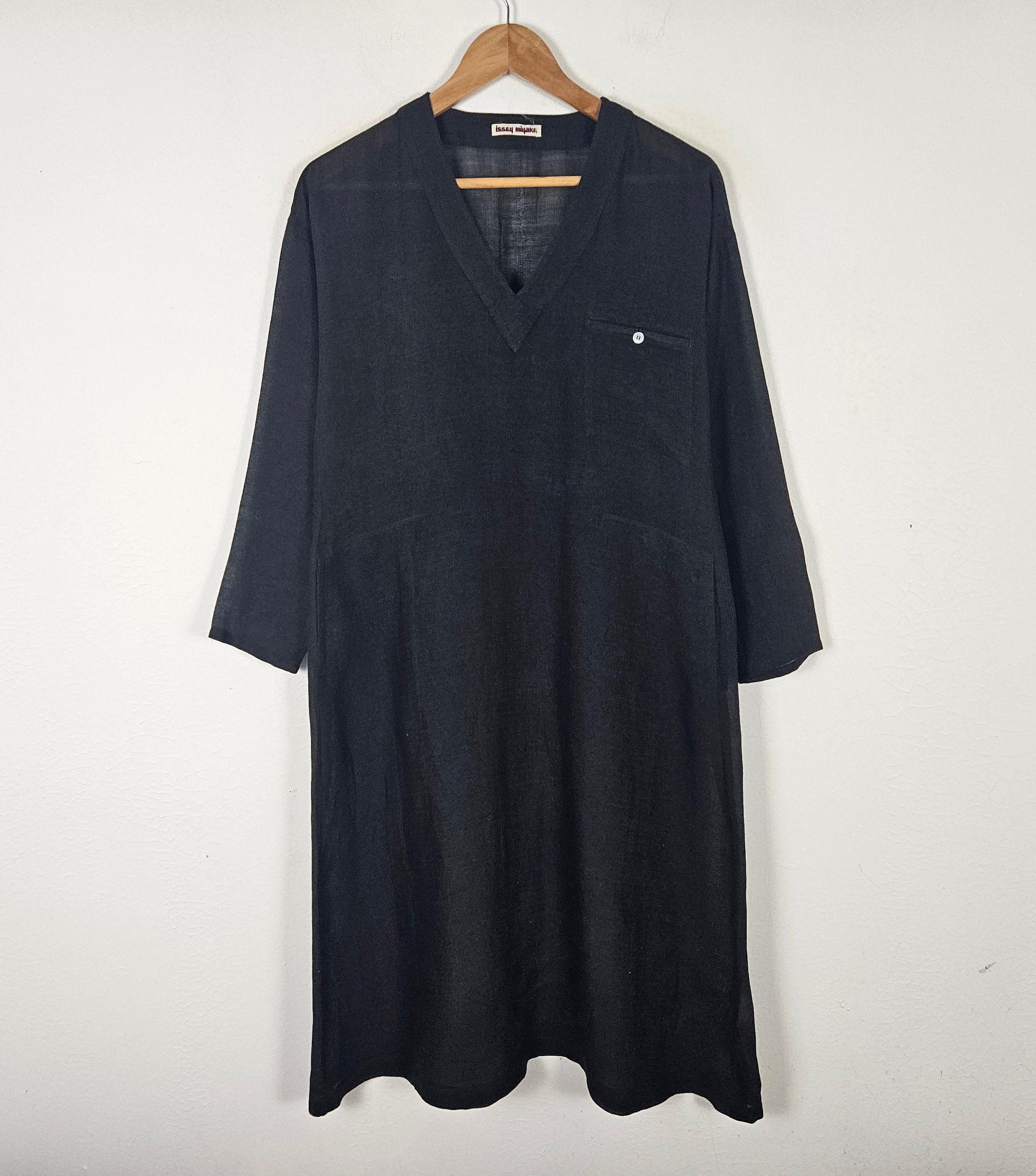 Issey Miyake 90s Issey Miyake Hemp Dress Shirt Size US M / EU 48-50 / 2 - 3 Thumbnail