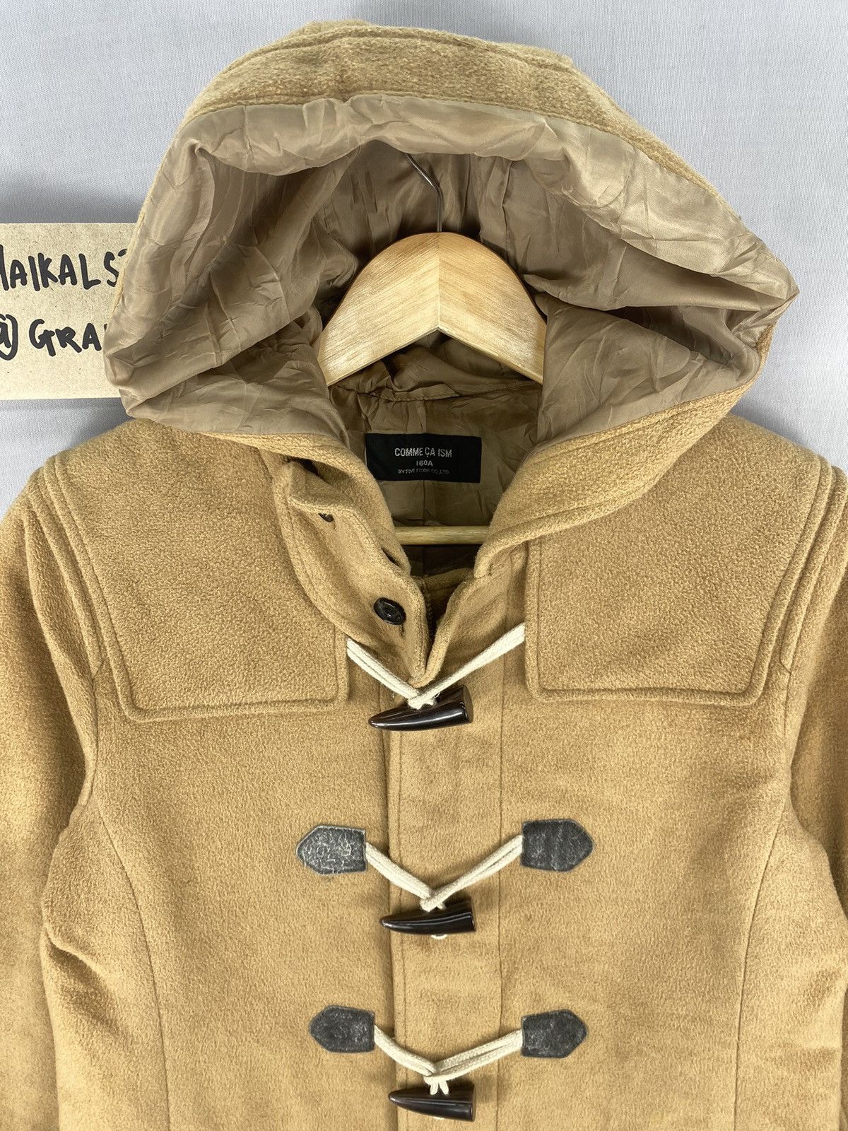 Comme Ca Ism Vintage Comme Ca Ism Wool Duffle Coat Jacket Size S / US 4 / IT 40 - 7 Thumbnail