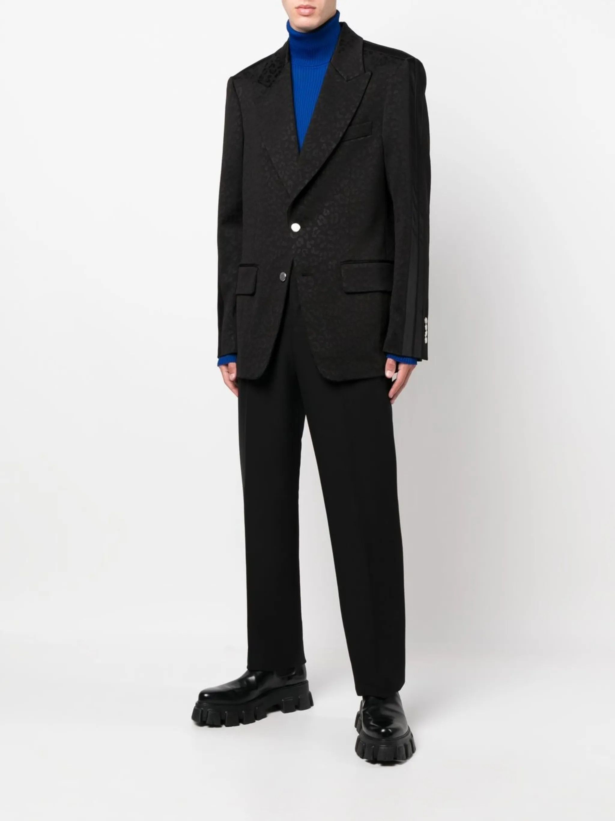 Palm Angels o1y0325 Blazer in Black Size US L / EU 52-54 / 3 - 5 Thumbnail