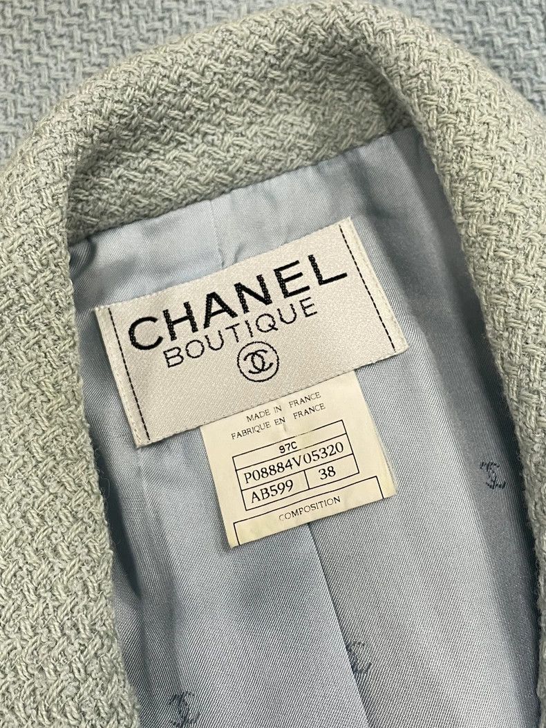 Chanel Chanel Blue vintage two-pocket jacket Size XS / US 0-2 / IT 36-38 - 5 Thumbnail