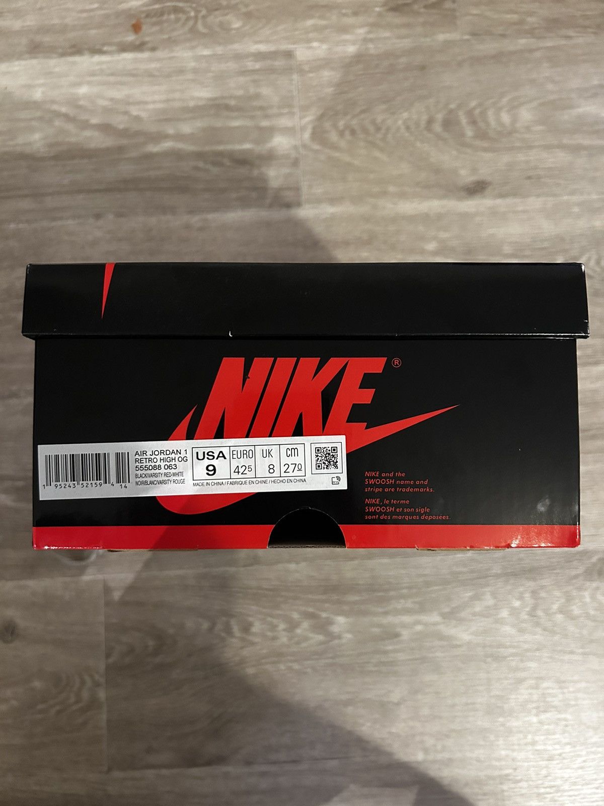Jordan Brand Air Jordan 1 Retro High Og Patent Bred Size US 9 / EU 42 - 16 Thumbnail