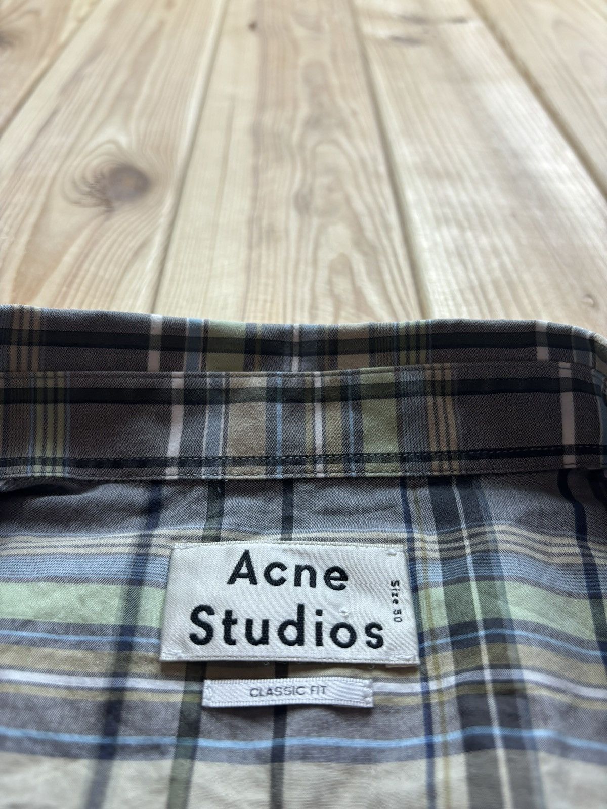 Acne Studios Acne Studios checkered shirt Size US M / EU 48-50 / 2 - 2 Thumbnail