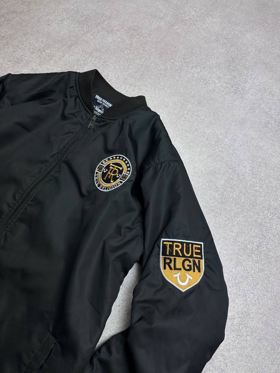 True Religion Vintage True Religion Nylon Oversized Bomber Jacket Y2K XL Size US XL / EU 56 / 4 - 6 Thumbnail