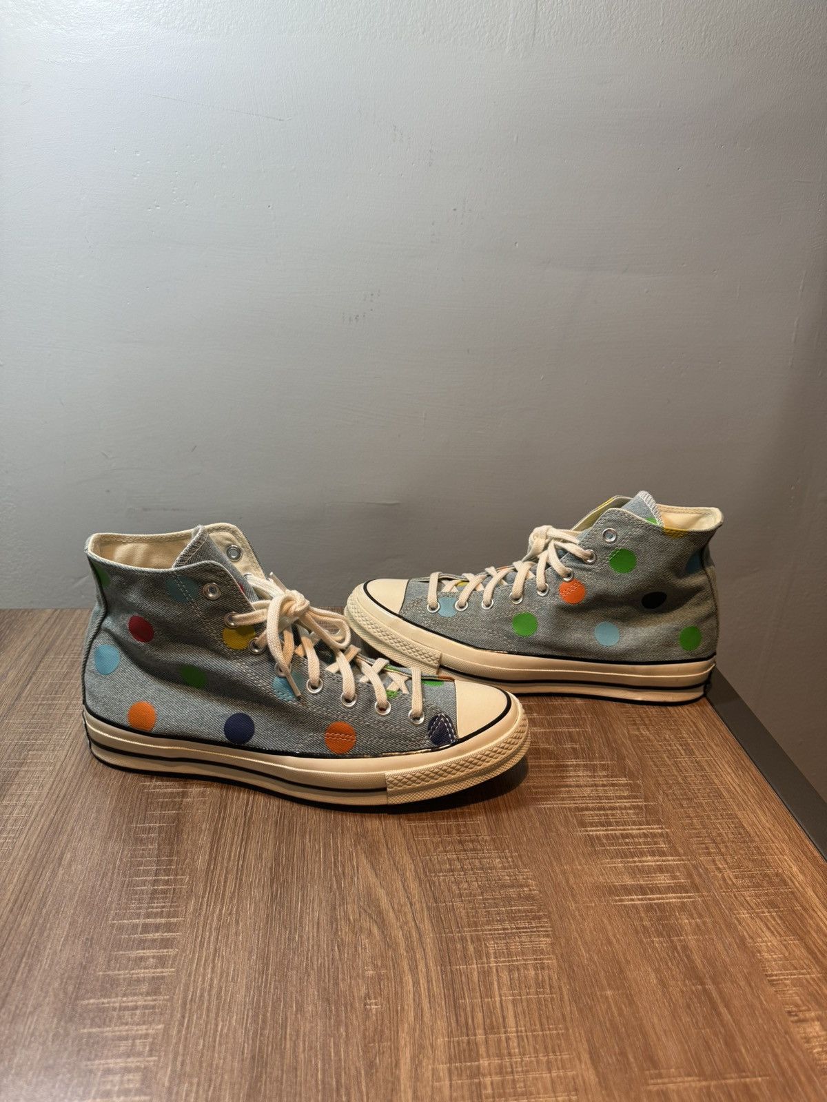 Converse Converse Chuck 70 Golf Wang Denim Polka Dot Men Size 10 Size US 10 / EU 43 - 2 Thumbnail