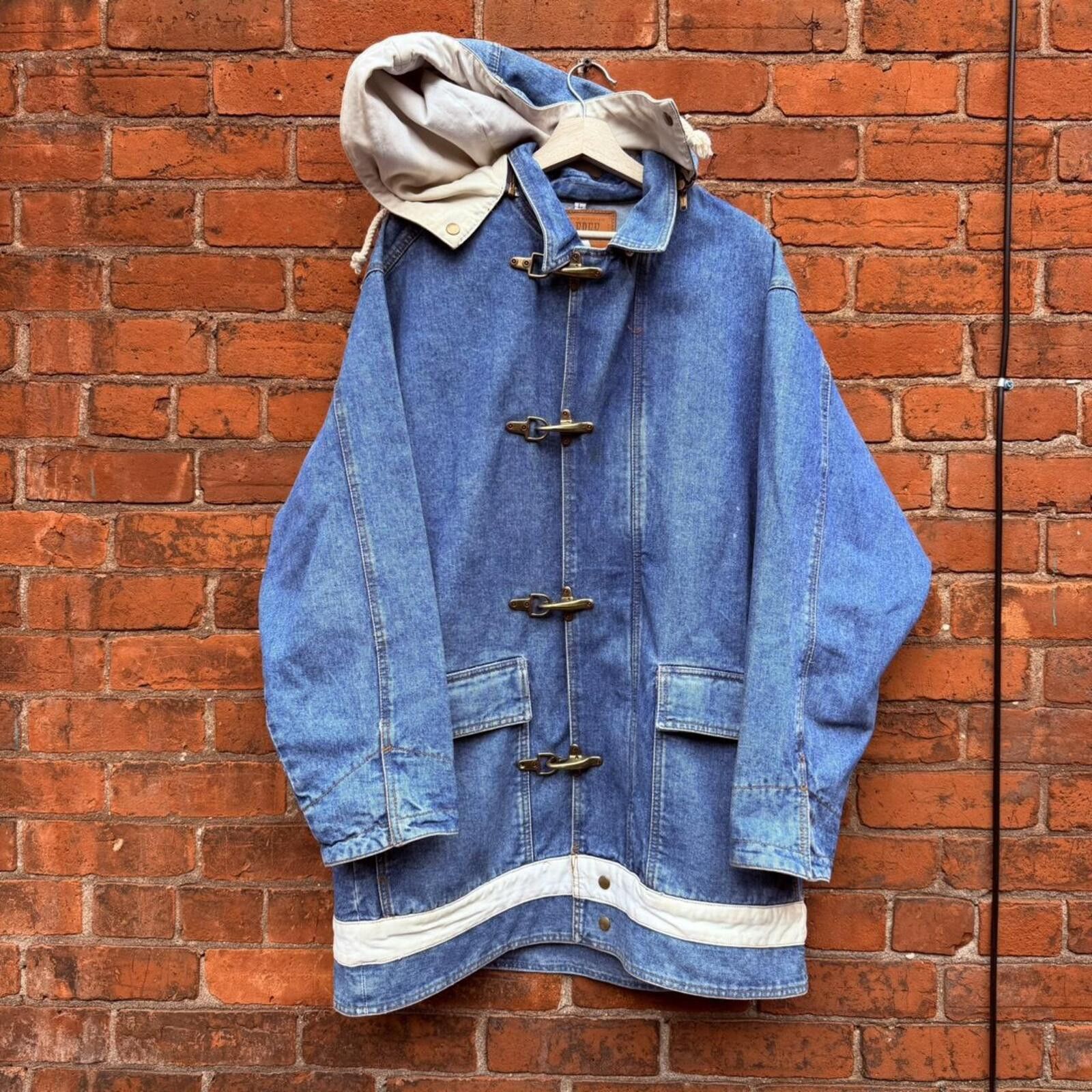 Other Vintage b free authentic rugged wear heavy fireman’s jacket Size US L / EU 52-54 / 3 - 1 Thumbnail