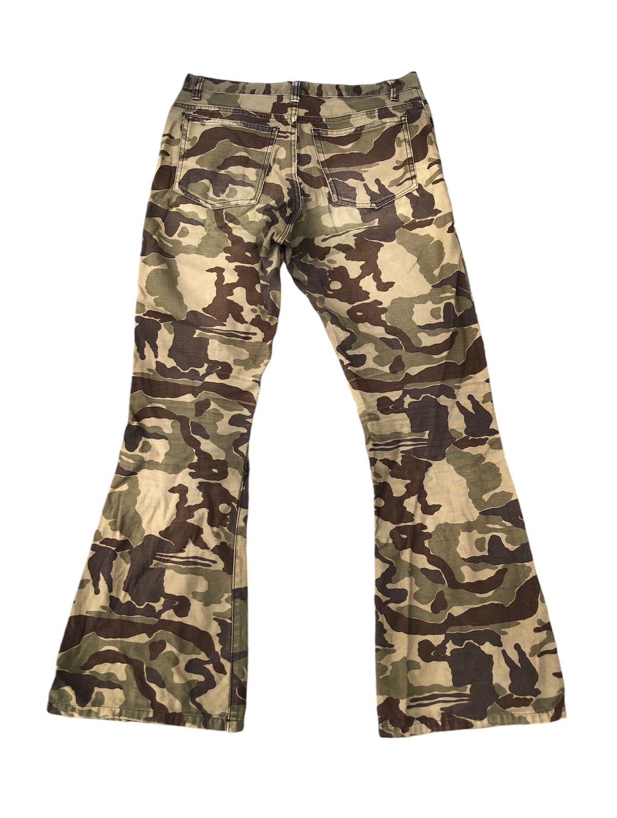 If Six Was Nine × Japanese Brand × Tornado Mart 🔥Japanese Camo Flare Jeans 🔥 Size US 30 / EU 46 - 12 Thumbnail
