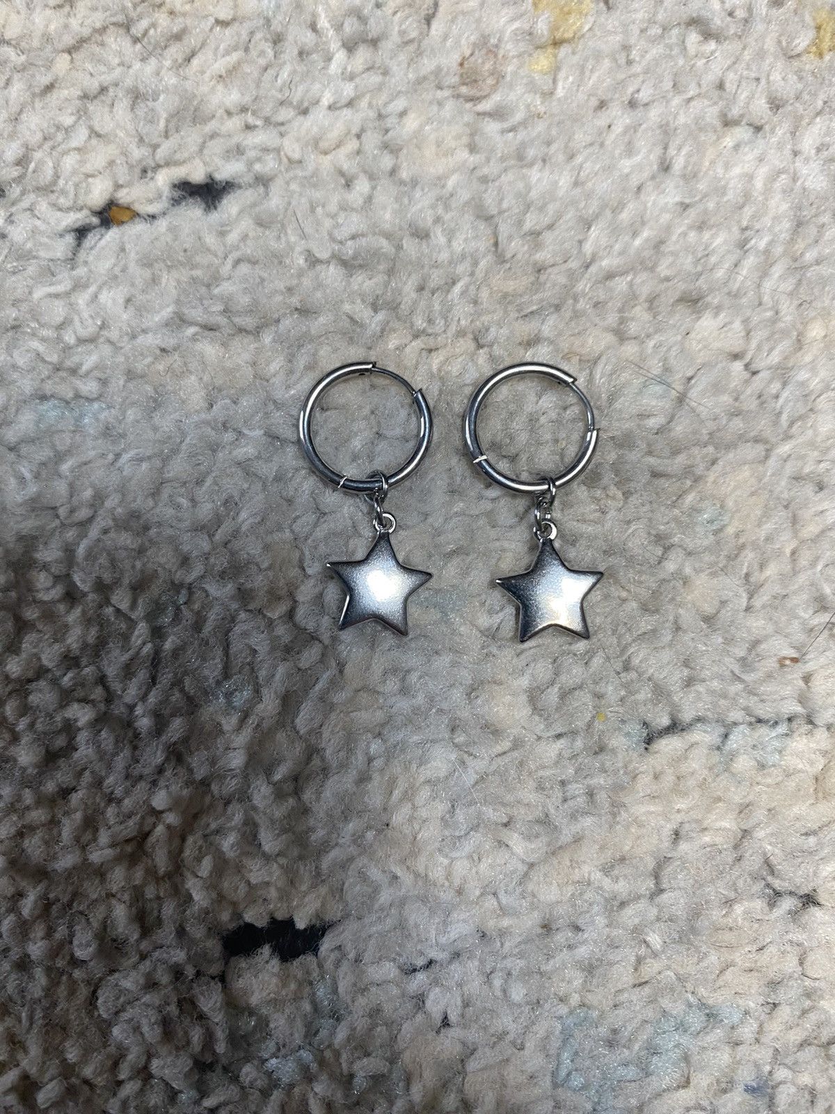 Other Star Stainless steel sliver earrings Size ONE SIZE - 1 Thumbnail