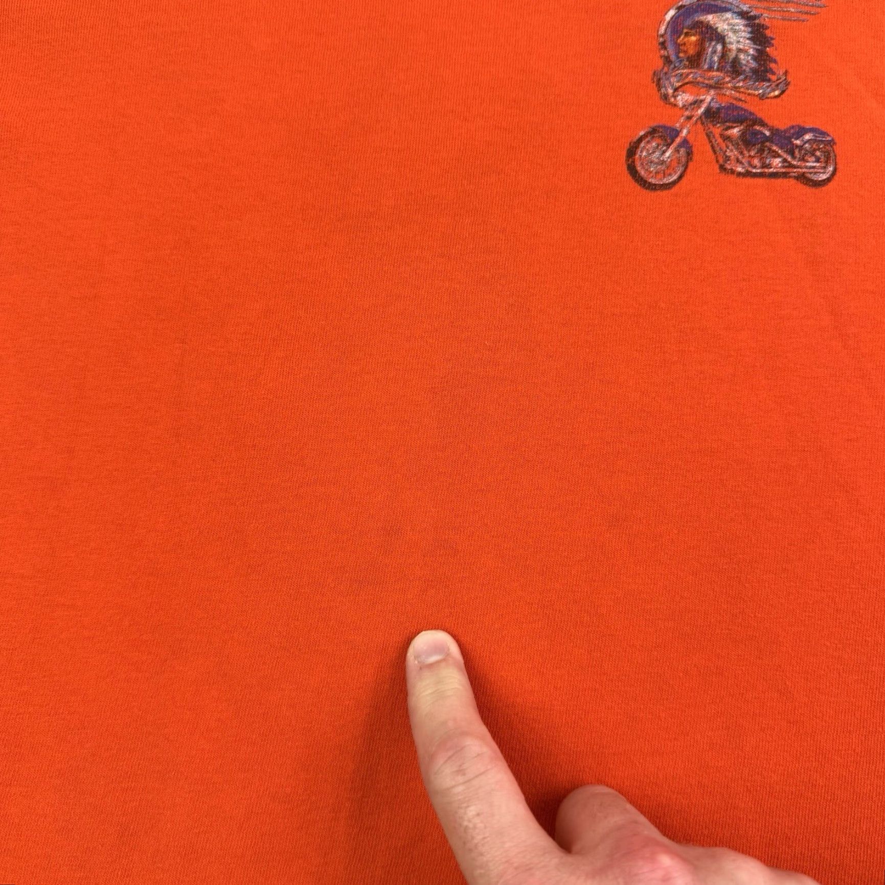Jerzees VINTAGE Biker Rally T Shirt Adult Large Orange 2005 Myrtle Beach SC Heritage Y2K T-Shirt Mens L Orange Biker Motorcycle USA Y2K Size US L / EU 52-54 / 3 - 5 Thumbnail
