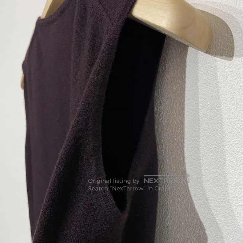 Hermes Hermes 100% Cashmere Sleeveless Knit Vest Size XS / US 0-2 / IT 36-38 - 4 Thumbnail