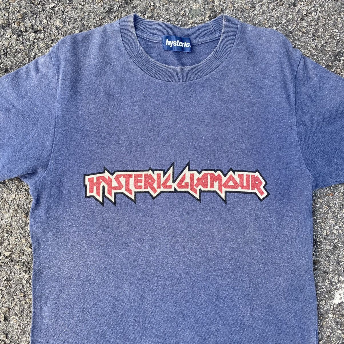Hysteric Glamour Hysteric Glamour Vintage Blue Black Short Sleeve Tshirt Size US M / EU 48-50 / 2 - 5 Thumbnail