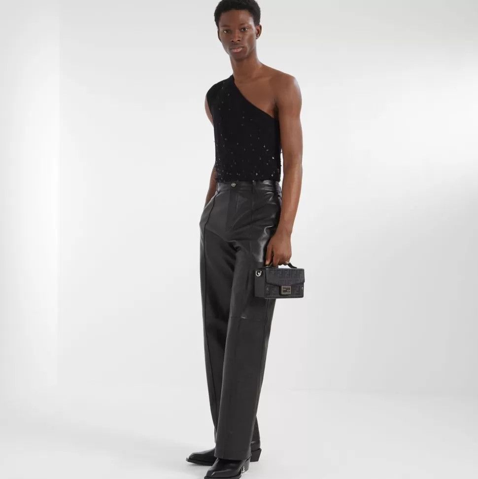 Fendi o1loc1c1024 Sleeveless Gilet in Black Size US XL / EU 56 / 4 - 4 Thumbnail