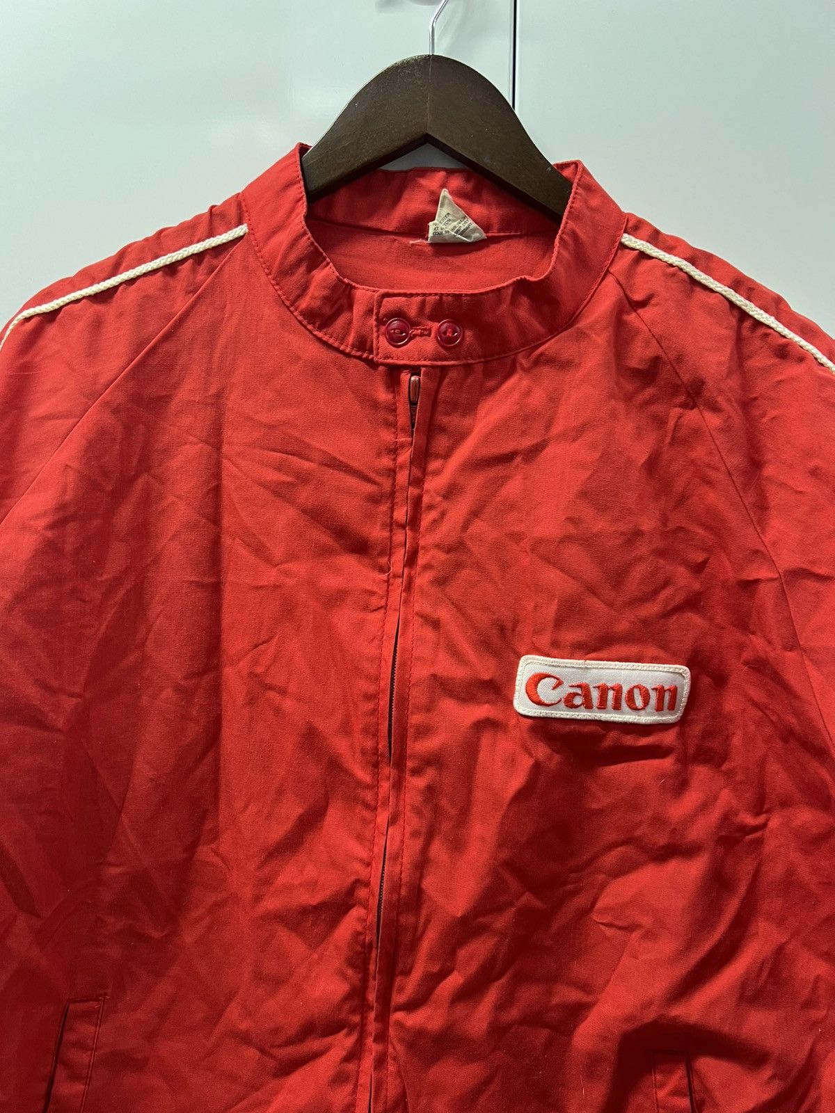 Vintage 80's VTG Vintage Canon Film Camera Retro Windbreaker Jacket Size US XL / EU 56 / 4 - 4 Thumbnail