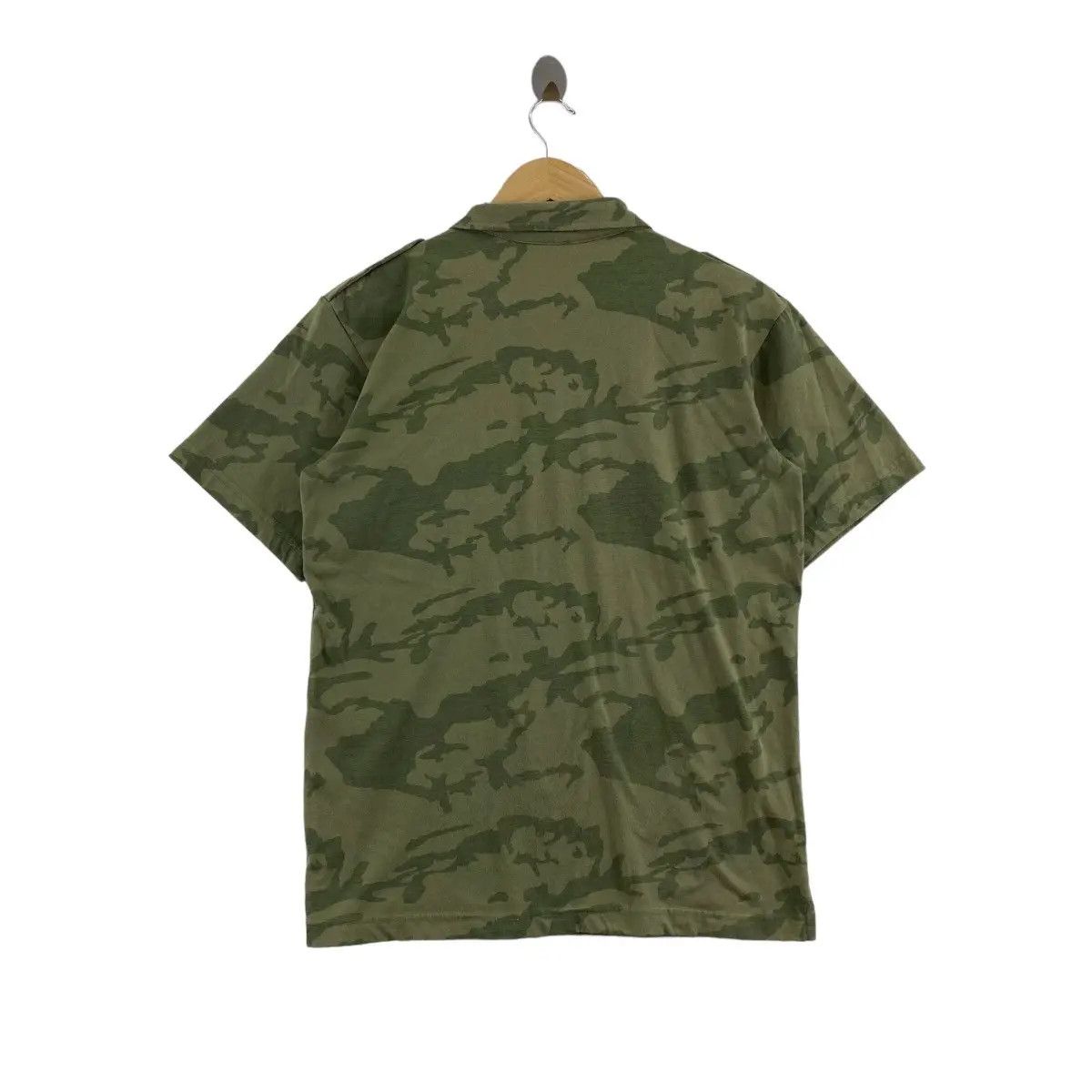 Avirex Vintage AVIREX USA CAMO Camouflage Polo Tee Shirt Top Pocket Size US L / EU 52-54 / 3 - 7 Thumbnail